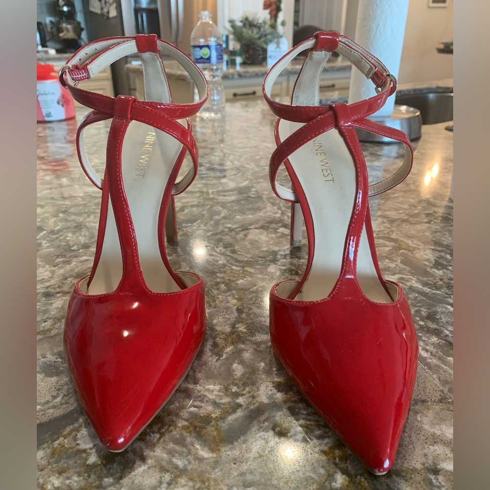 Nine West Karmenn Red Pumps